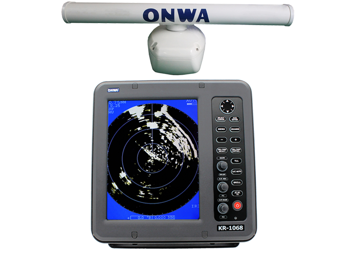 Onwa 9.7" 64NM LCD Marine Radar w/AIS · KR-1068