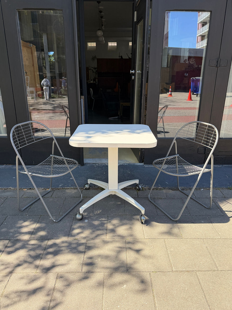 Vintage kolomtafel € 135