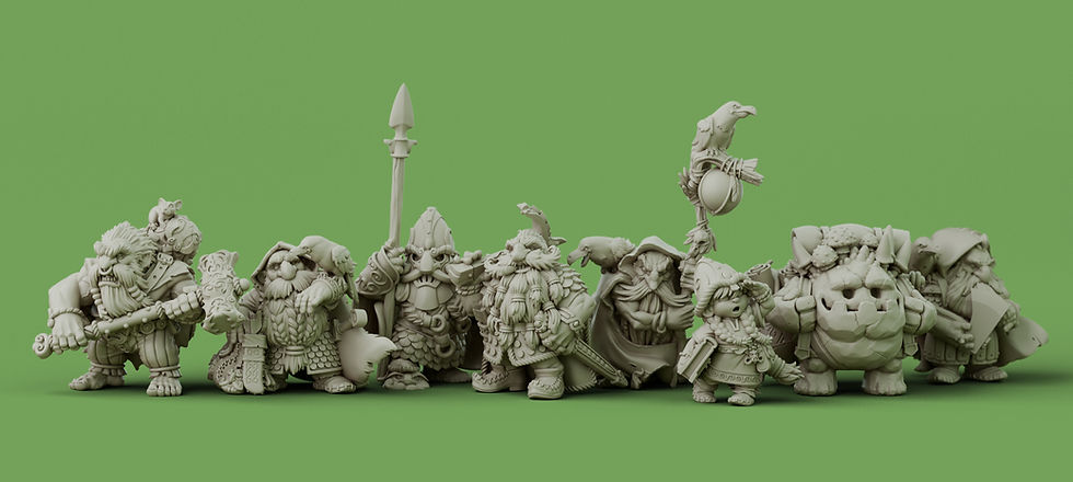 The Offcuts, Dwarf adventurers