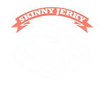 SkinnyJerky Beef Jerky LLC White Logo.