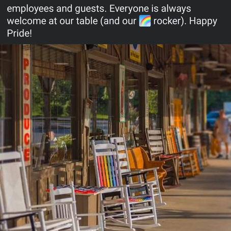 Crack Barrel Adds Rainbow Rockers for Pride & Conservatives Flip Out!