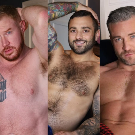 PHOTOS:  Gorgeous Gay Men-Nothing But a Flannel Shirt 