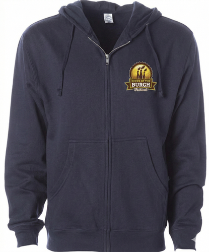 Dr. Robby Hoodie | Official Beers of the Burgh Zip-Up | As Seen on