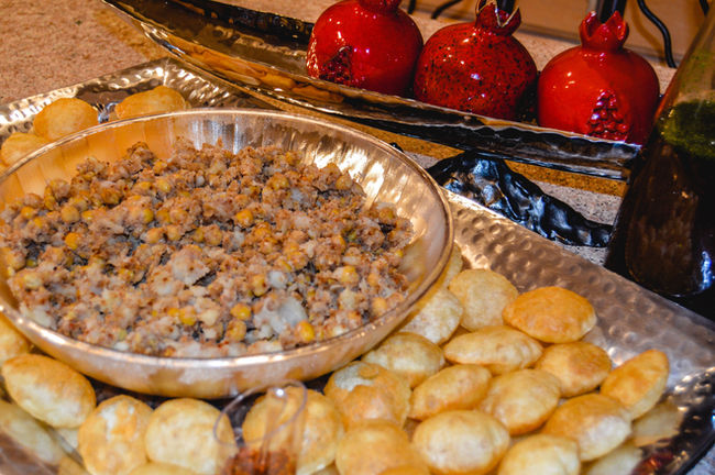 PANI PURI (A TRADITIONAL INDIAN STREET FOOD)