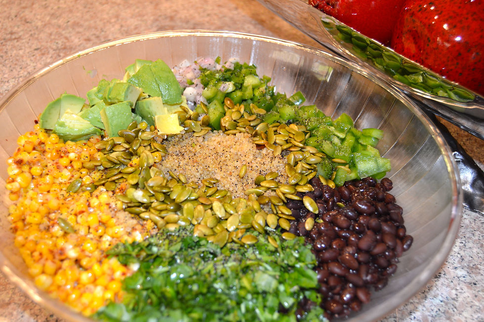 Black Bean & Corn Quinoa Salad