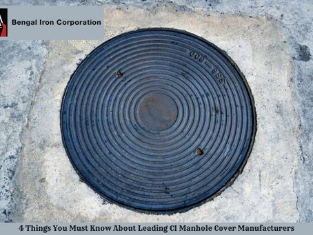 4 Things You Must Know About Leading CI Manhole Cover Manufacturers