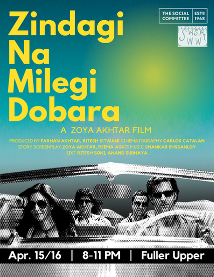 Zindagi Na Milegi Dobara Collab event flyer for SOCCOM and SASA