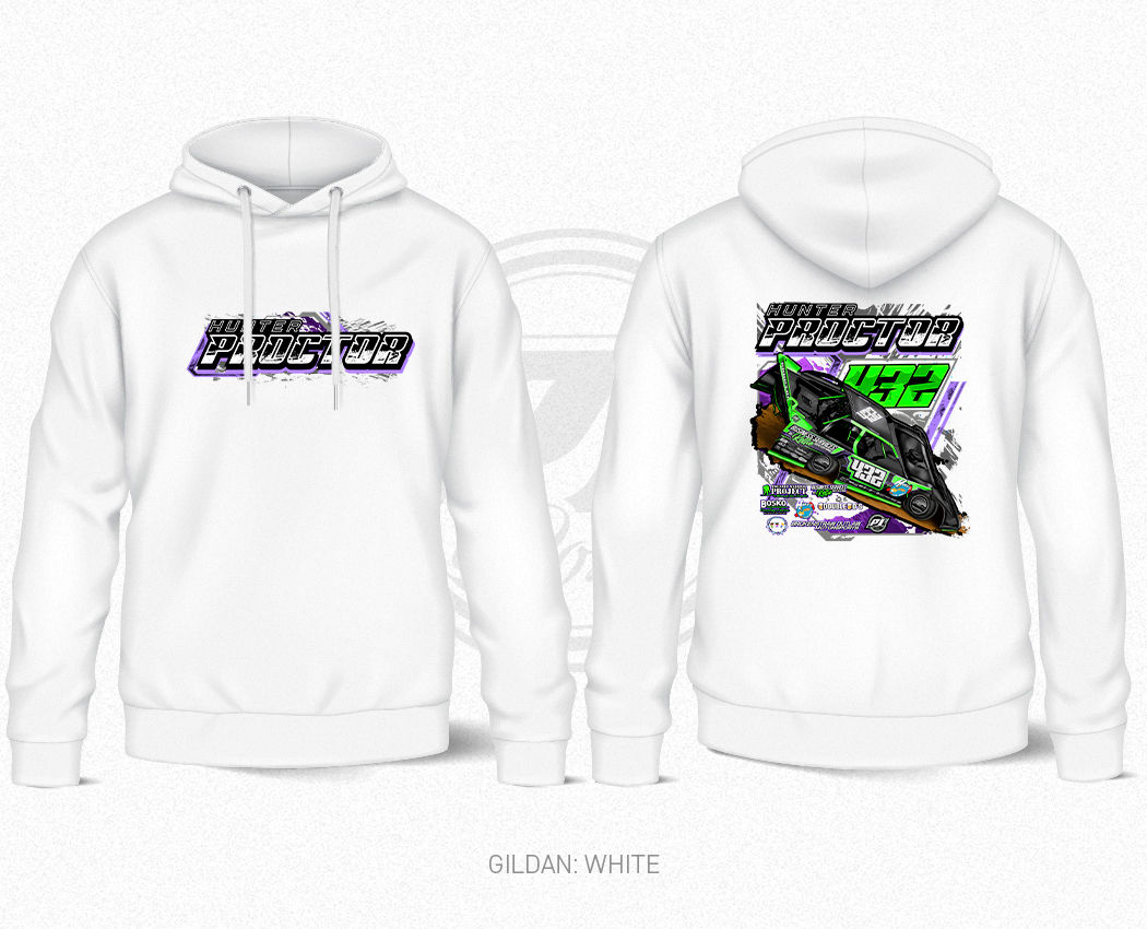 2026 Hunter Proctor Hoodie – White