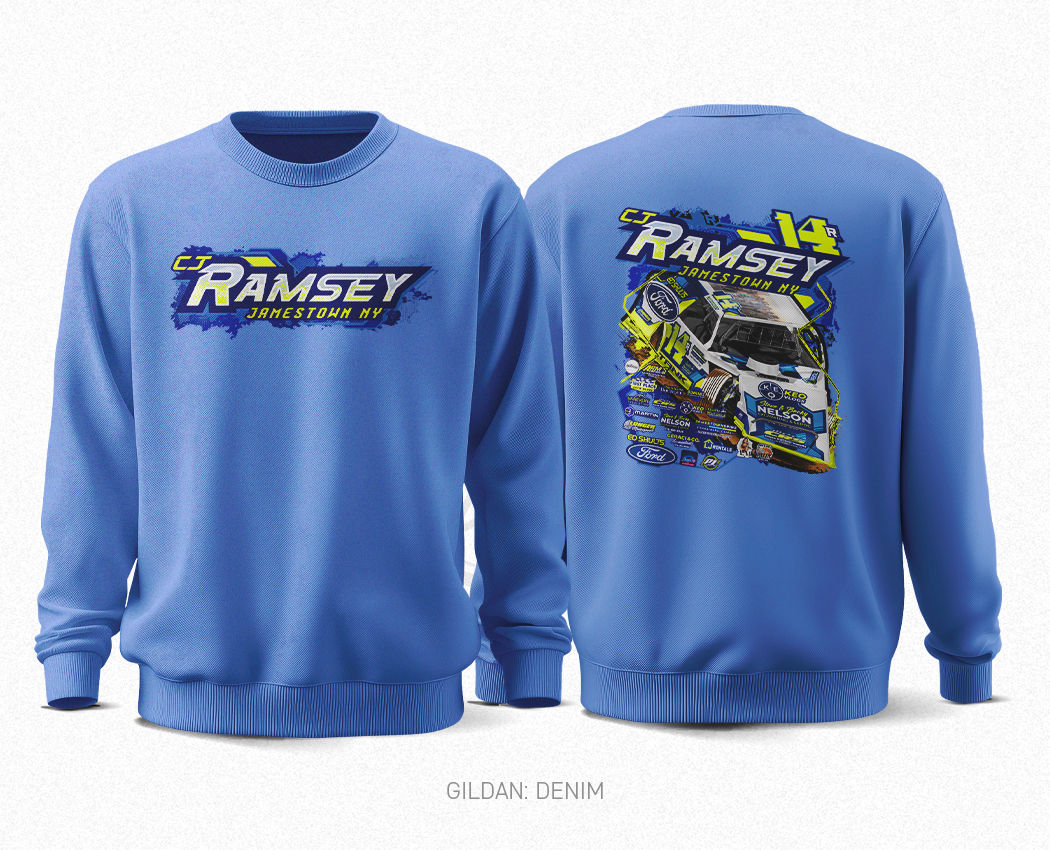 2026 CJ Ramsey Crewneck – Denim