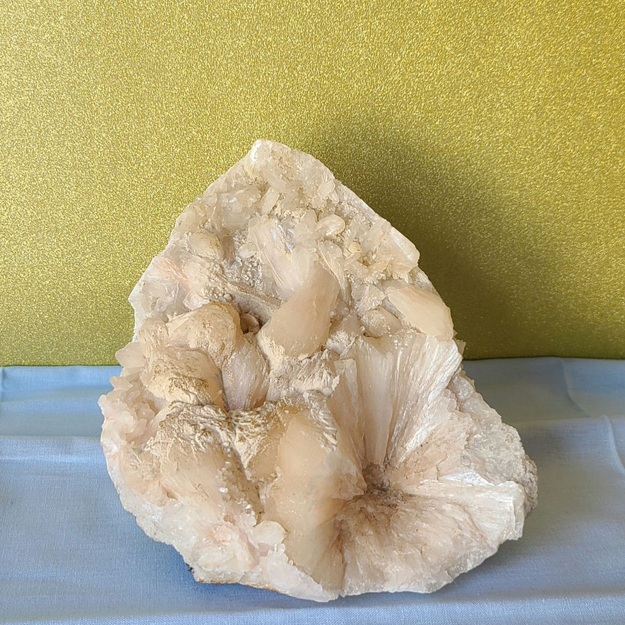 Zeolite cluster. multiple facets pointing in different directions