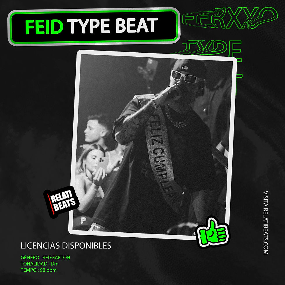 FERXXO BEAT TYPE REGGAETON