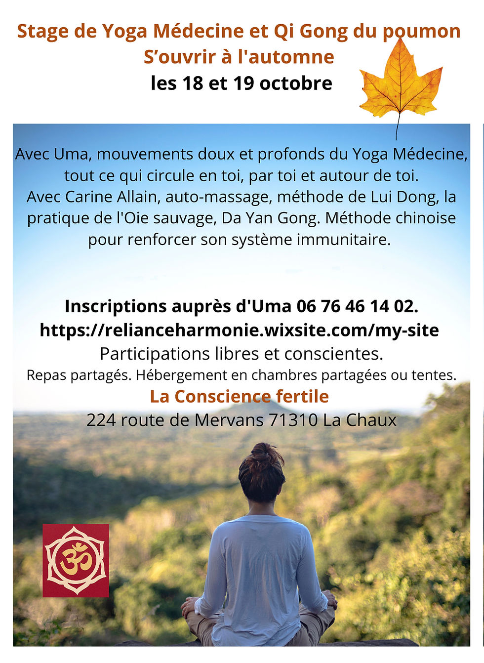 Stage Yoga Médecine et Qi Gong 