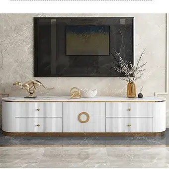 Thumbnail: The Lumina Glamour TV Console with 4 Drawers and Cabinet, Entertainment