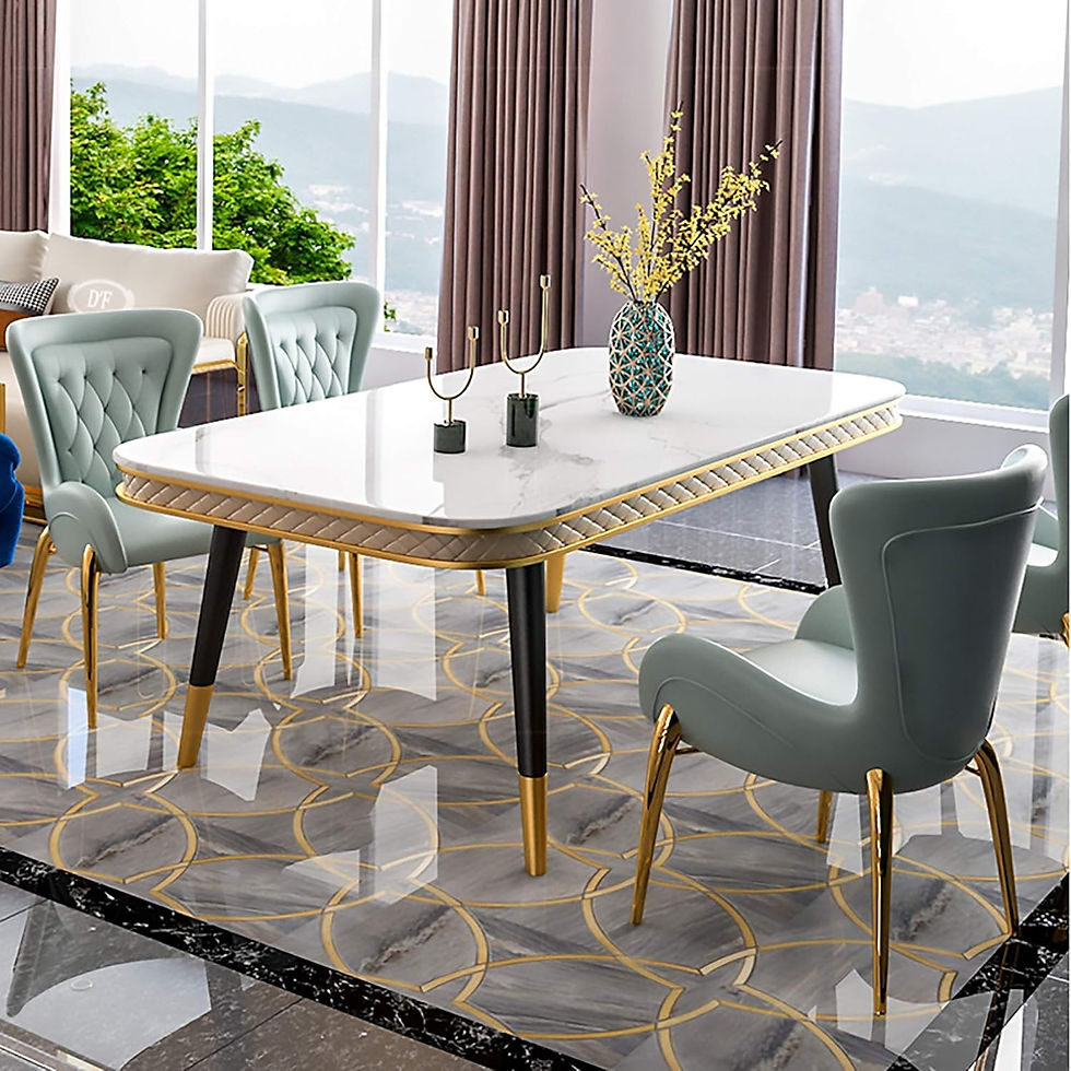 Thumbnail: Versailles Grandeur 6-Seater Dining Ensemble