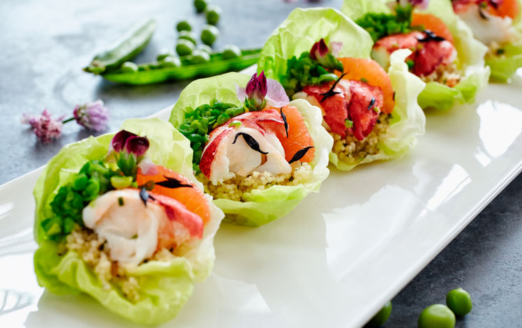 Nutrition Balanced Meal Salad