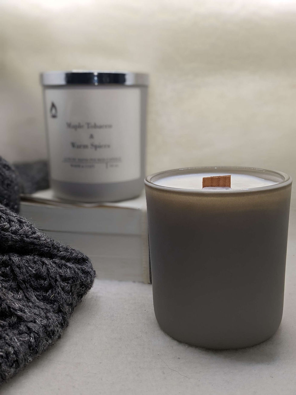 Thumbnail: Maple Tobacco & Warm Spices | Lavender Vanilla Cashmere Soy Luxury Candle