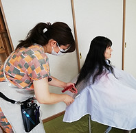出張カット