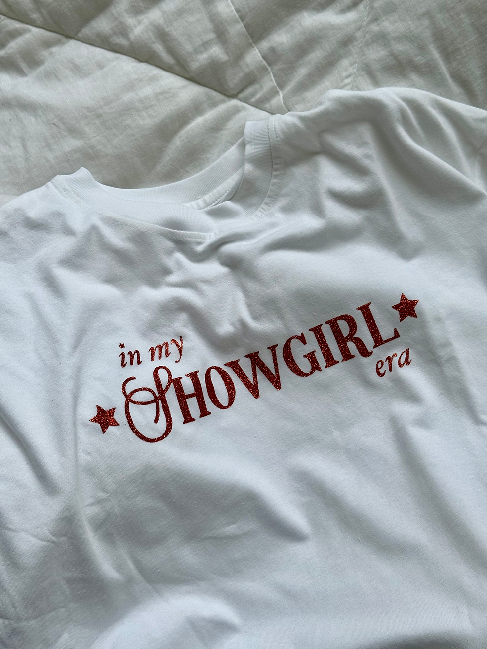 “in my showgirl era” tee