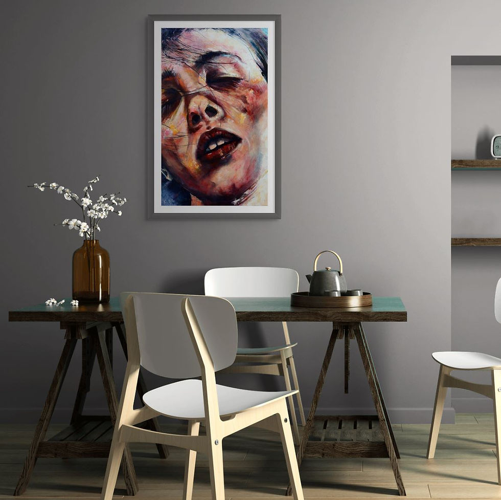 Miniature : Tirage d'art sur papier fine art taille L du tableau original "Extase" par Bellule Art