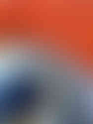 Tableau abstrait coloré 'L'oeil' par Bellule Art