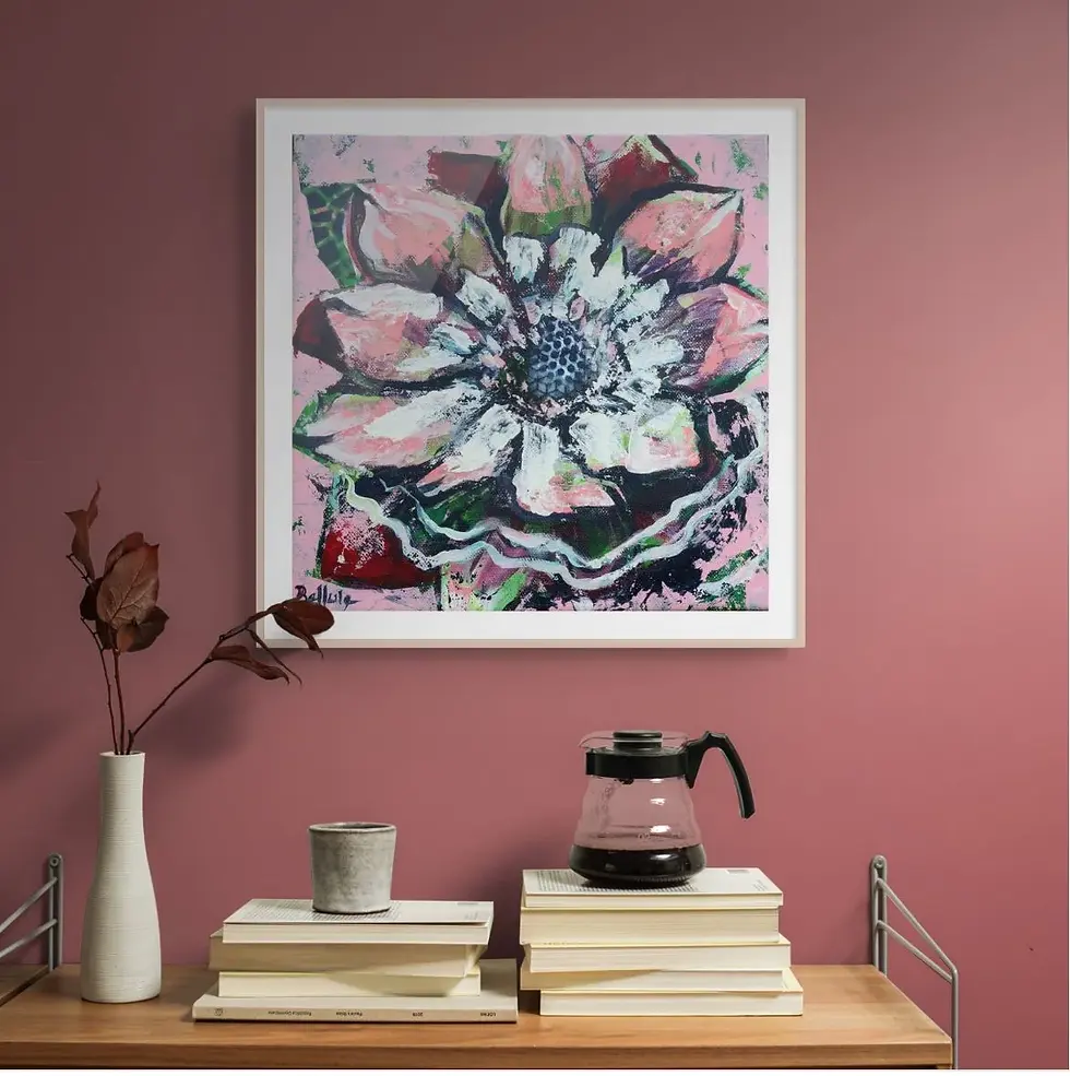Miniature : Tirage d'art sur papier fine art format L du tableau original "SF6" par Bellule Art