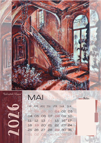 Page Mai Calendrier Bellule Art 2026