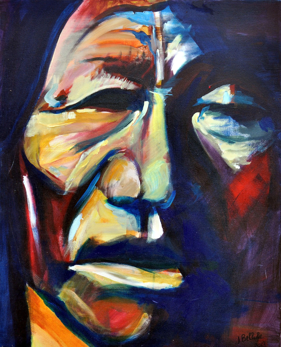 Reproduction tableau sur toile du tableau original "Totem" par Bellule Art