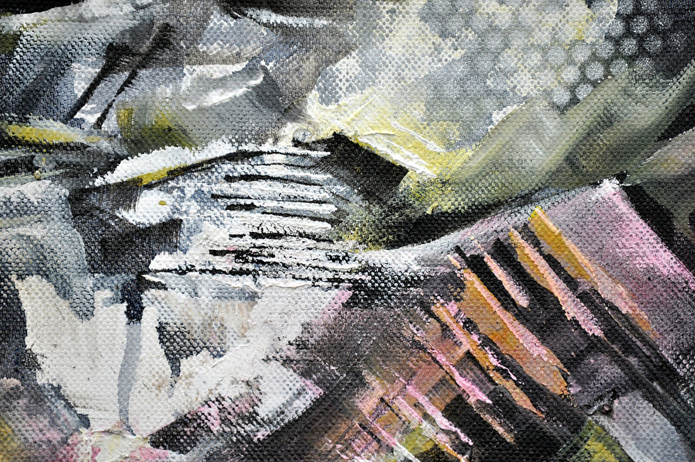 Miniature : Tableau abstrait coloré | Bellule Art - Sans dessus dessous