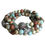 Thumbnail: 108 Gemstone, Sterling Silver Mala Buddha Necklace/Wrap Bracelet Prayer Beads