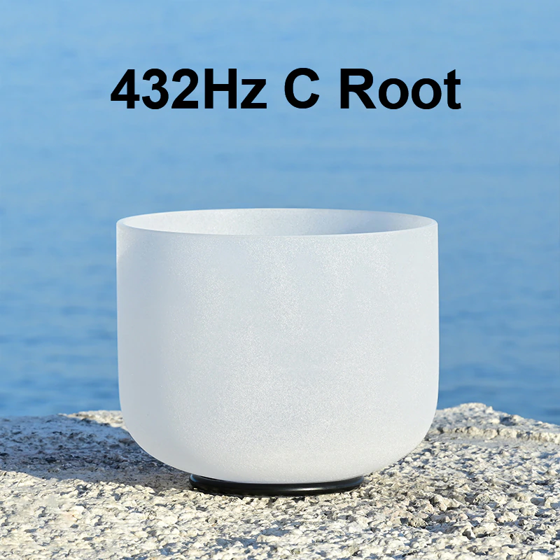 Thumbnail: Crystal Singing Bowl Chakra 8 inch C D E F G A B Note (Free Mallet and O-ring)