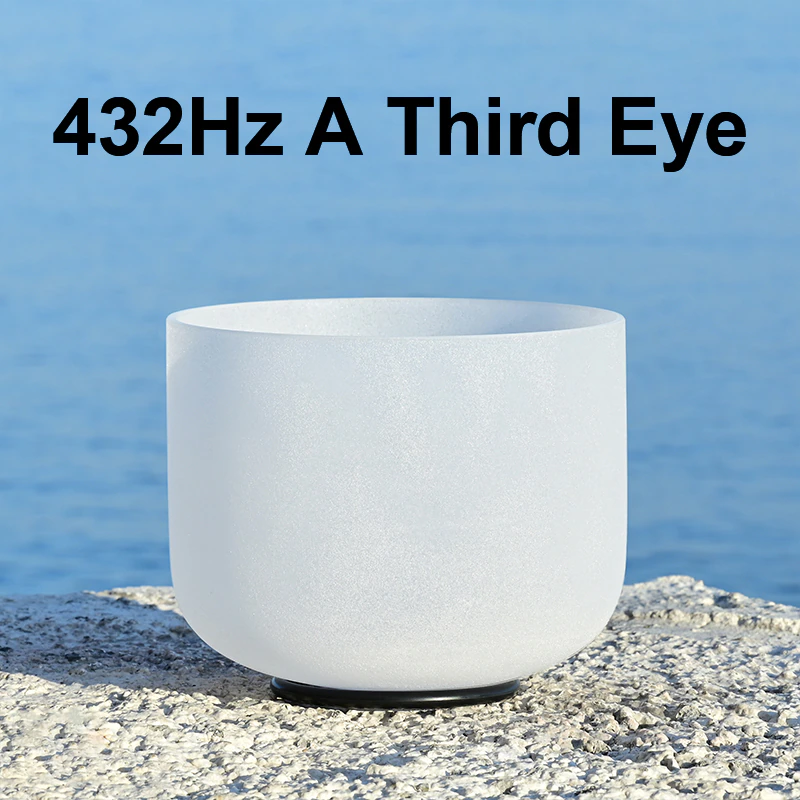 Thumbnail: Crystal Singing Bowl Chakra 8 inch C D E F G A B Note (Free Mallet and O-ring)