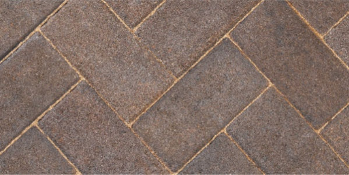 Paver Driveway Burnt Oker