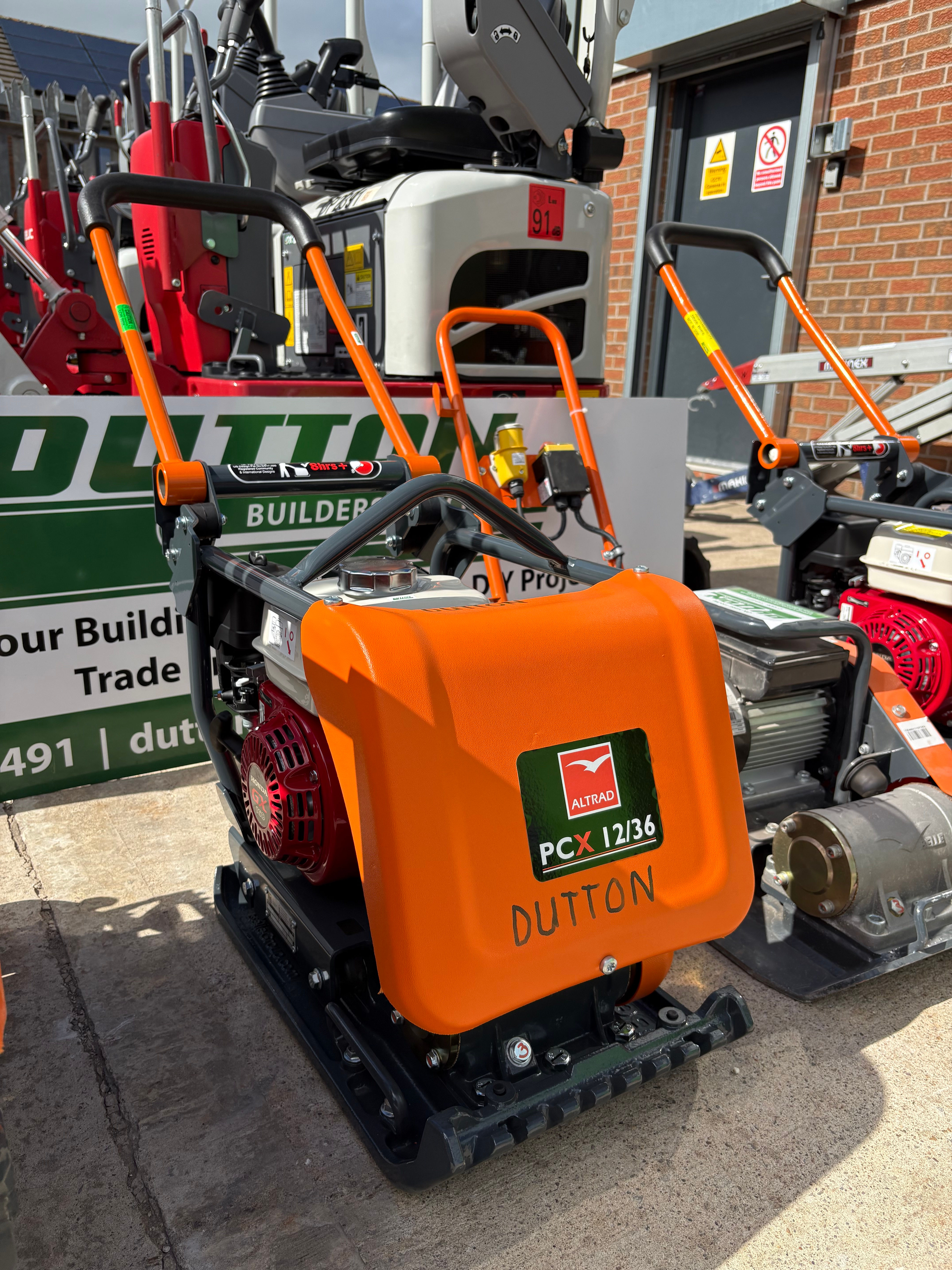 Vibrating Plate Petrol Large