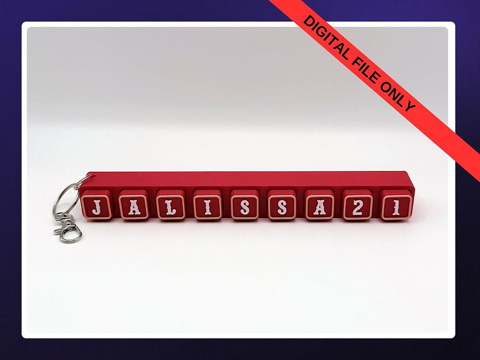 Gold Rush Edition KeyCaps, 3D-printed keycap set