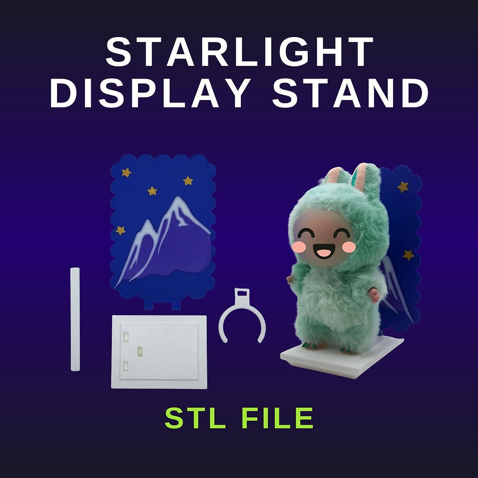 Starlight display stand, 3D printed