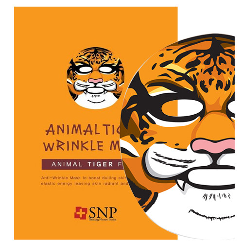 [SNP] Wrinkle Animal Mask Tiger 10*Sheets