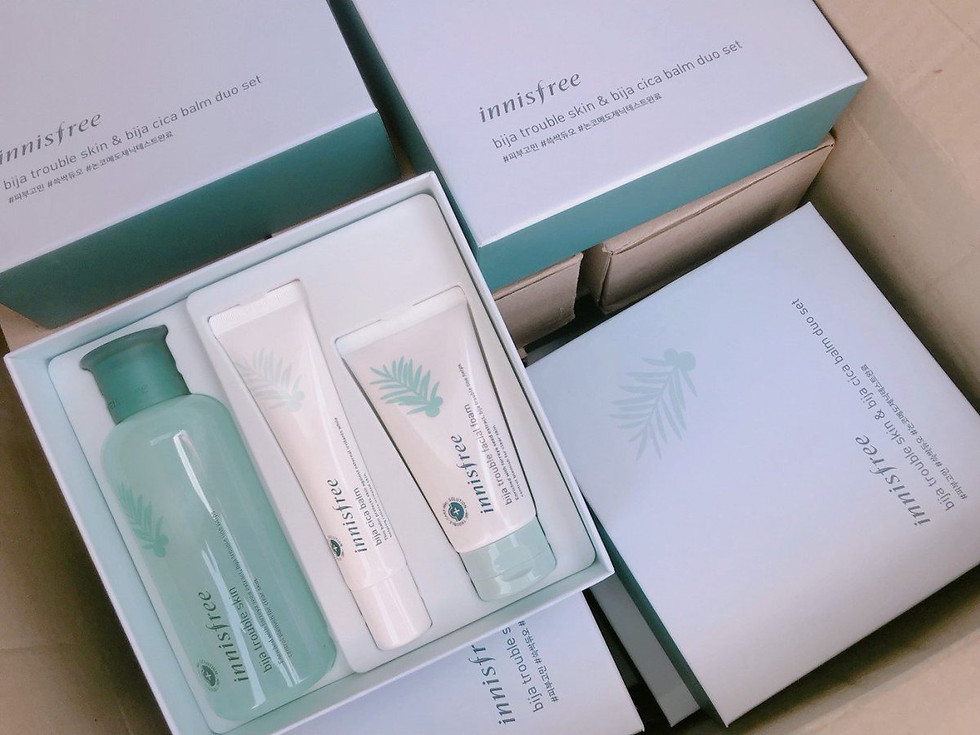 Thumbnail: [Innisfree] BIJA TROUBLE SKIN & BIJA CICA BALM DUO SET