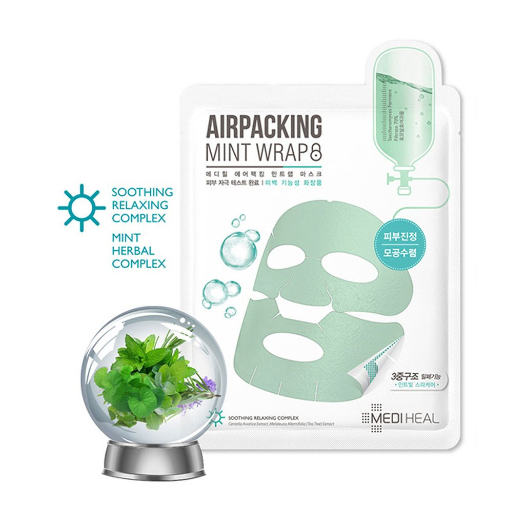 [Medi Heal] Air packing Mint wrap mask 10sheets