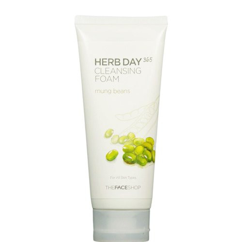 [The Face shop] Herb Day Cleansing Foam Mung bean