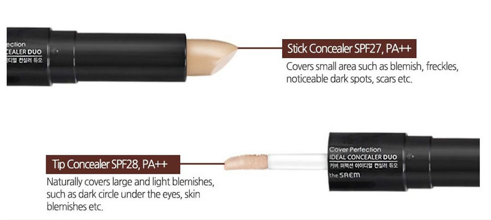Thumbnail: [THE SAEM] CCOVER PERFECTION IDEAL CONCEALER DUO #1.5