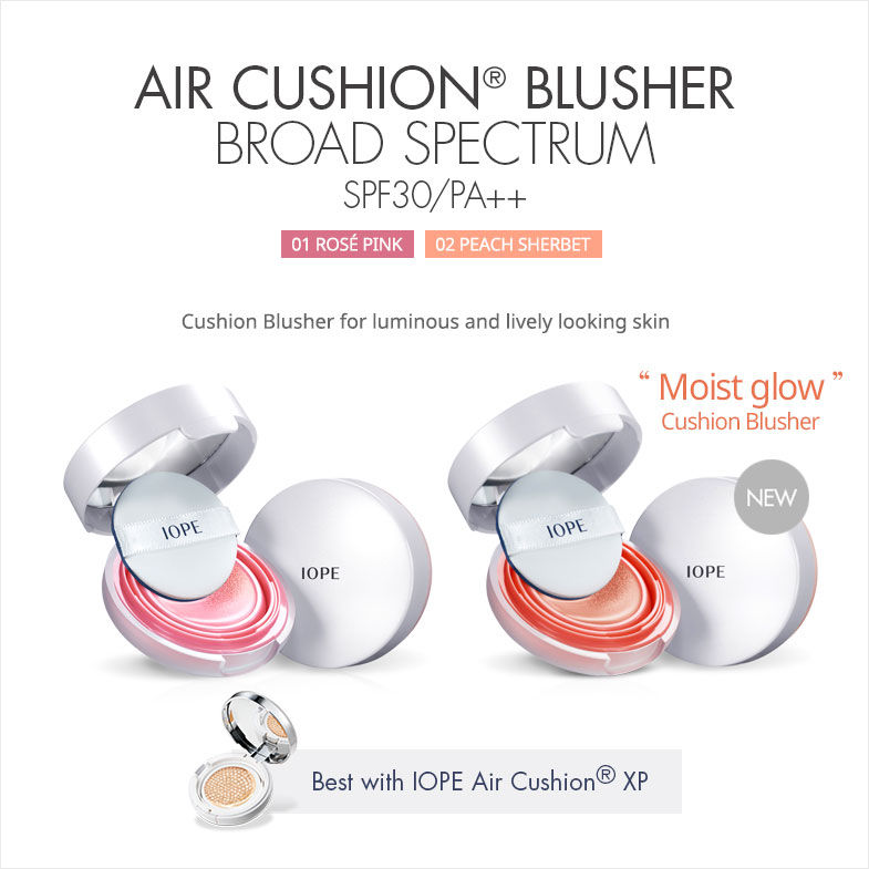 Thumbnail: [IOPE] AIR CUSHION BLUSHER 01 Rosé Pink