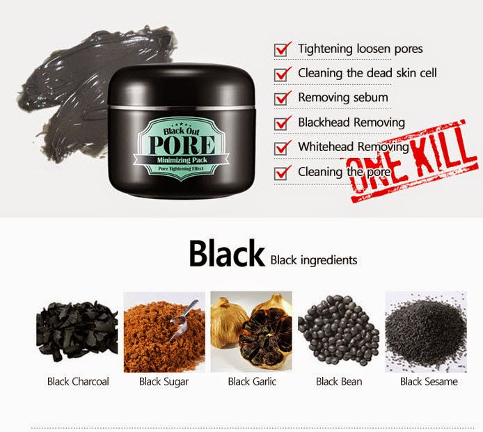 Thumbnail: [Secret key] Black Out Pore Minimizing Pack 100g