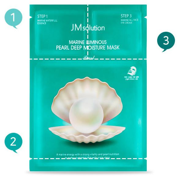 Thumbnail: [JM Solution] Marine Luminous Pearl Deep Moisture Mask