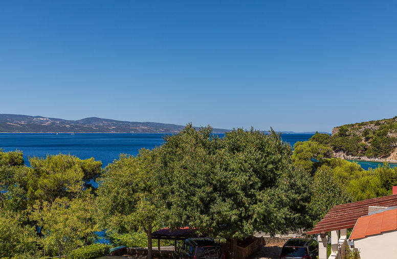 Coastal landscape visible from Studio Apartment 2 on the Omiš Riviera.