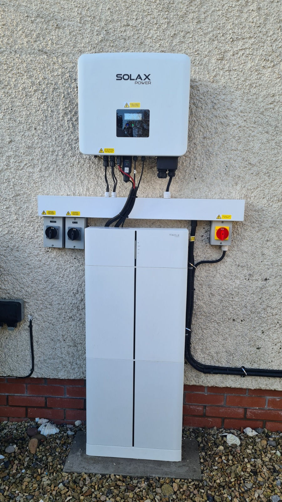 Battery storage at house in Sketty, Swansea