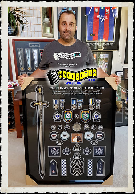 Police Medal Frames