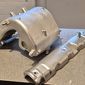 metalwork restored by aqua blasting