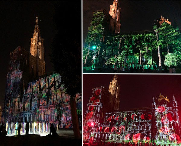 Illuminations de la cathédrale de Strasbourg