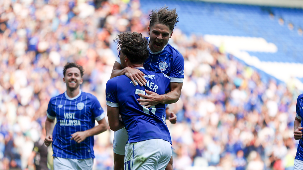 Cian Ashford celebrating.