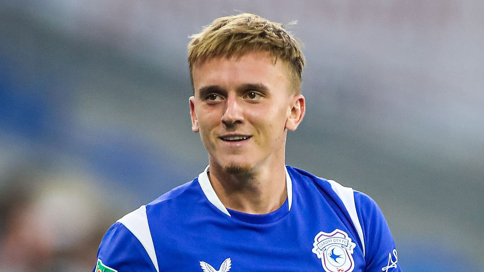 Cardiff City forward Isaak Davies.